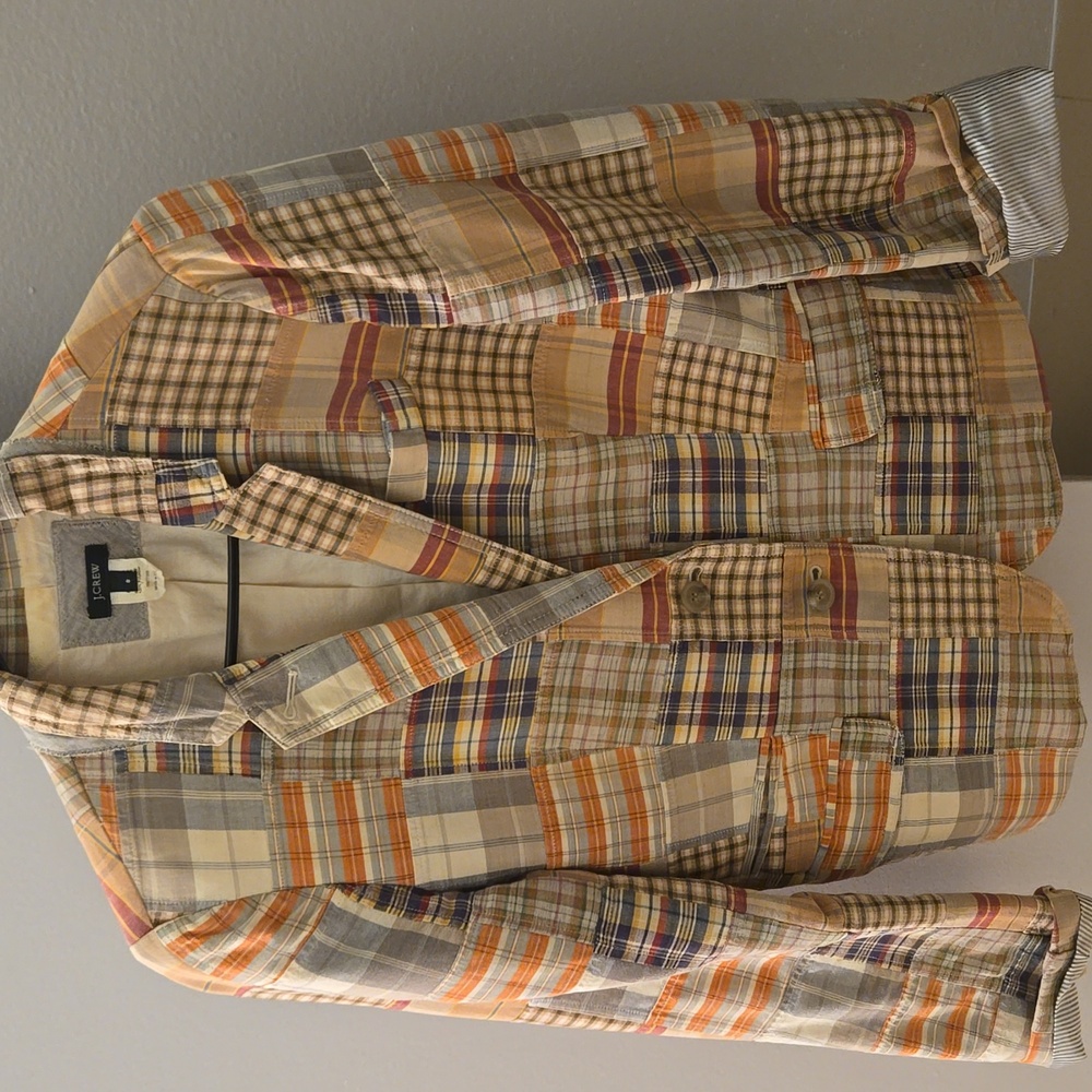 PLAID BLAZER